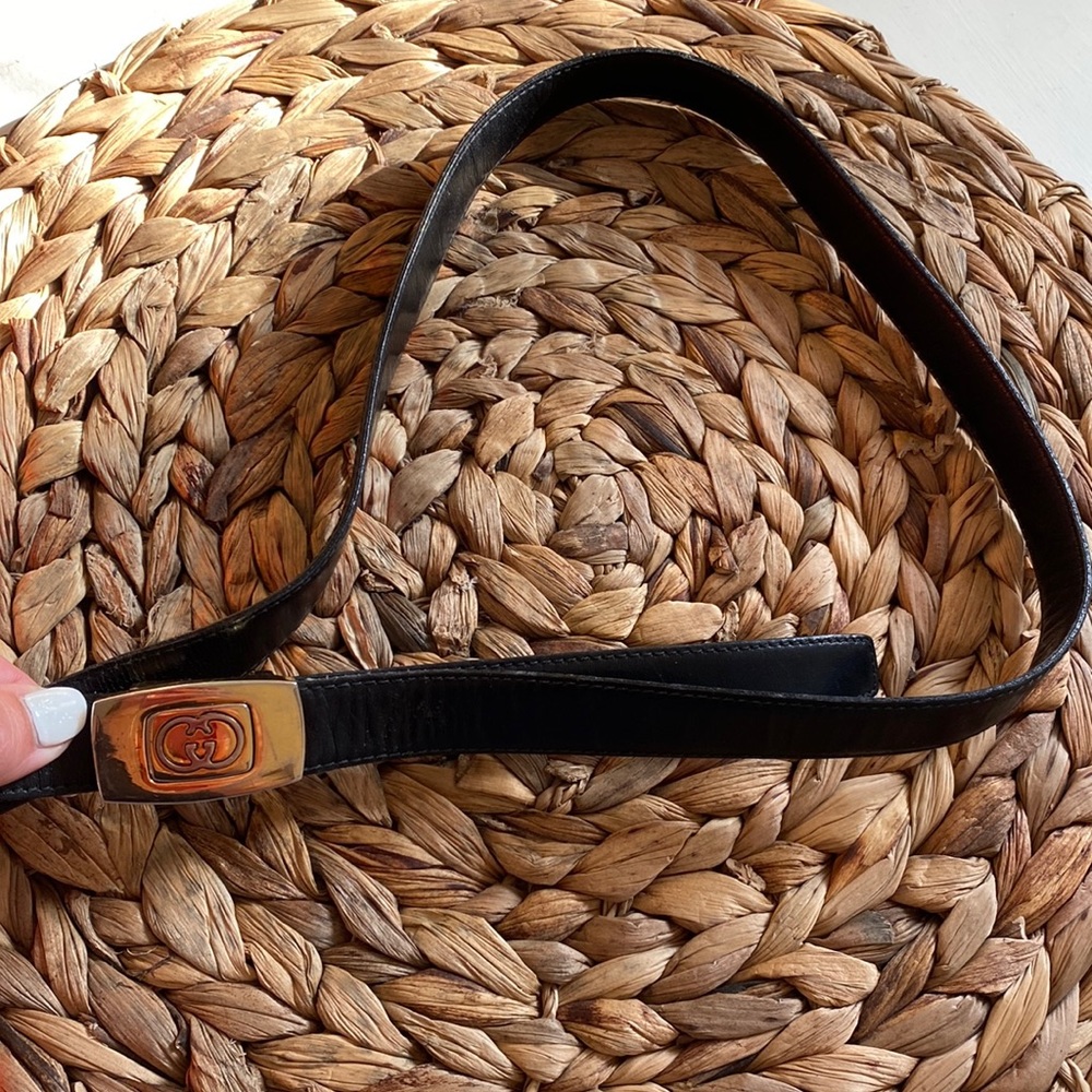 Womens Gucci Leather Belt